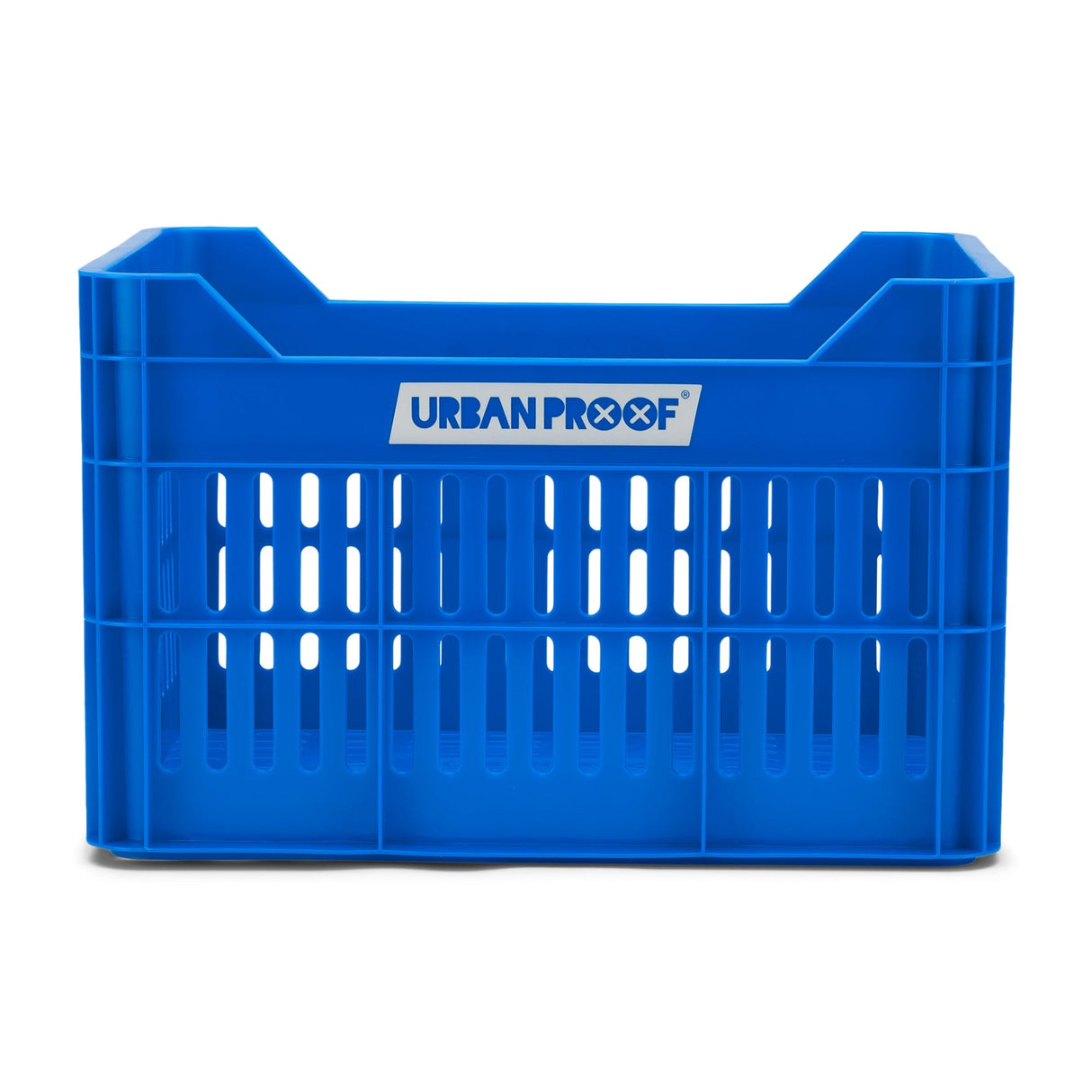 Caisse de vélo de preuve urbain plastique recyclé 30l king bleu 40x30x25 cm