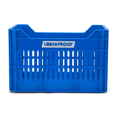 Caisse de vélo de preuve urbain plastique recyclé 30l king bleu 40x30x25 cm