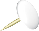 Alco al-151-10 punaises soleil 9,5 mm laiton boîte de 100 pièces blanc