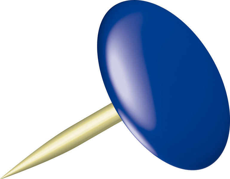 Alco al-151-15 punaises soleil 9,5 mm laiton boîte de 100 pièces bleu foncé