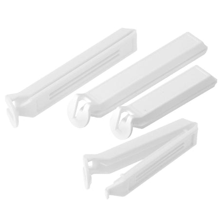 Fackelmann pince pour aliments frais basic 11 et 8 cm blanc 4 pièces