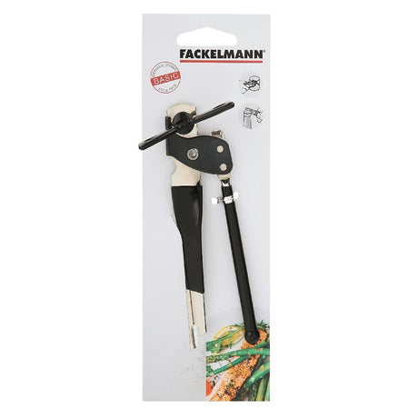 Fackelmann ouvre-boîte et bouteille basique 15 cm argent noir