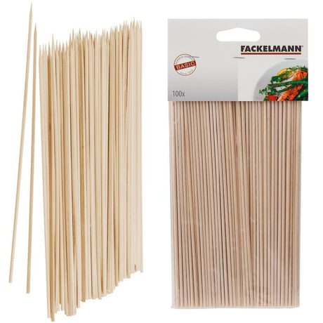 Brochettes en bois Fackelmann 20 cm 100 pièces