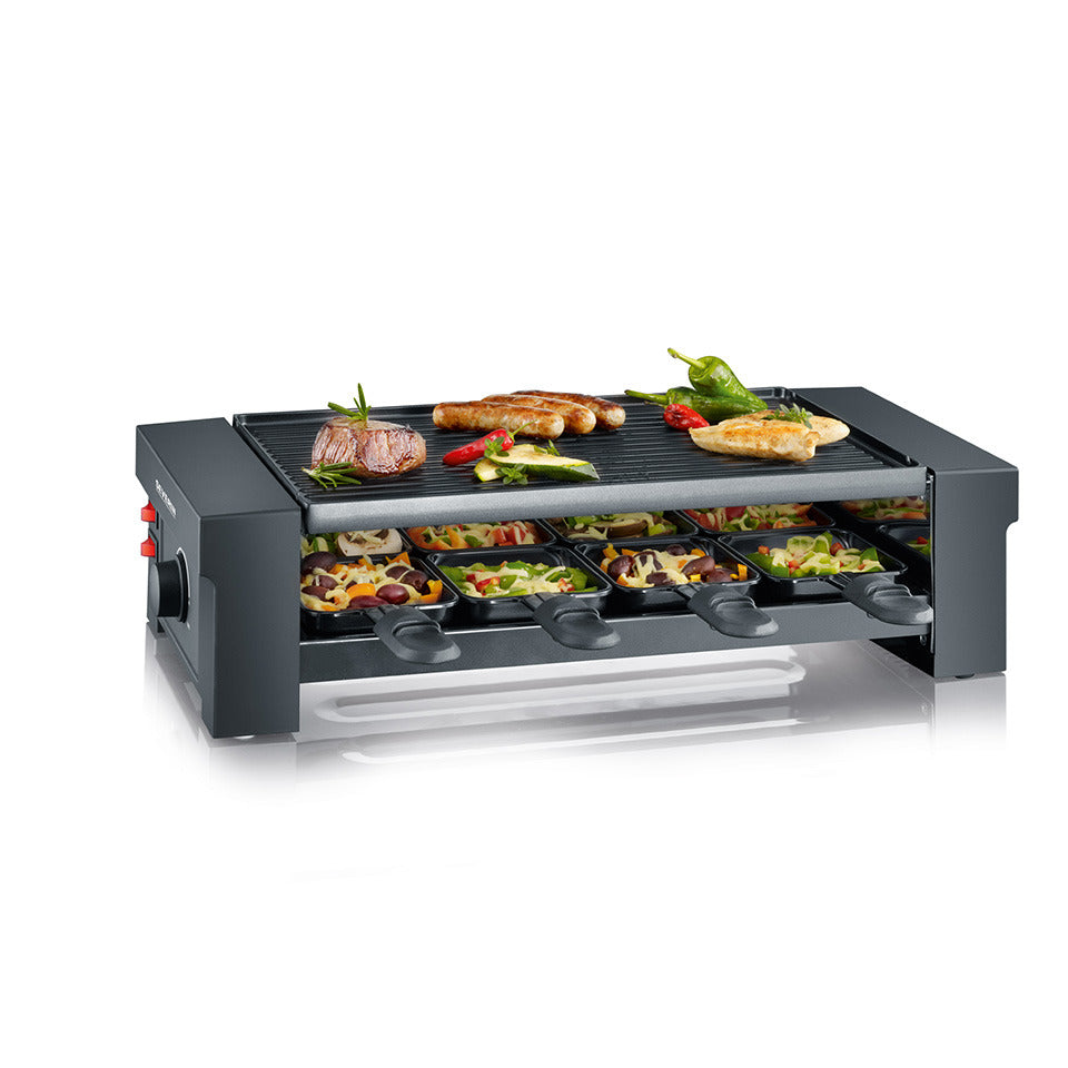 Severin RG2687 appareil à raclette pizza 1150w noir