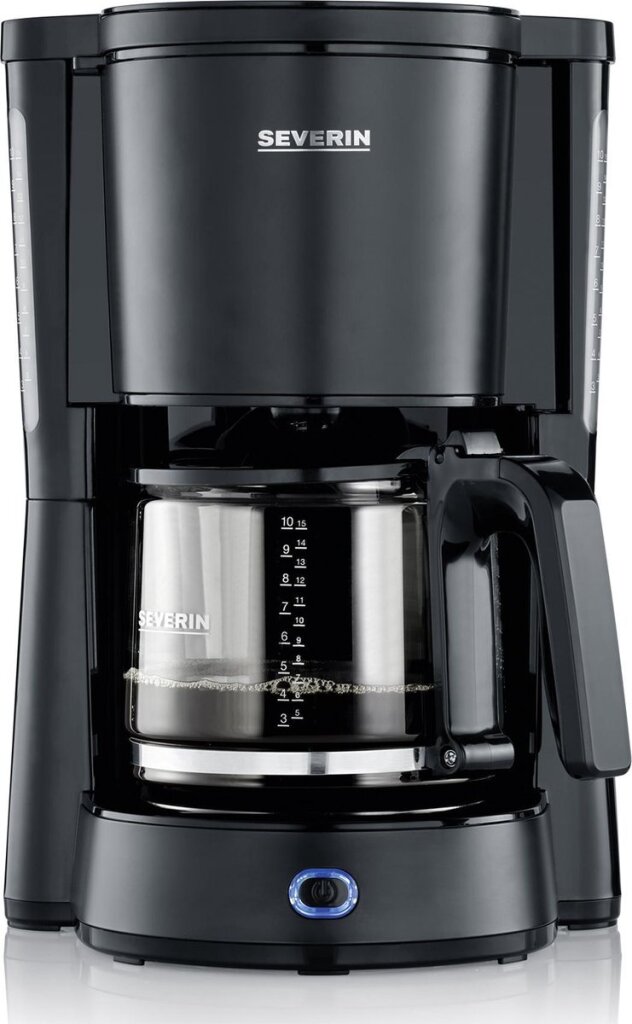 Cafetière Severin ka 9554 en acier inoxydable foncé
