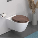 Schütte Schütte toilet seat Soft-Close Dark Wood MDF