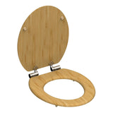 Schütte Schütte toilet seat with soft-close natural bamboo