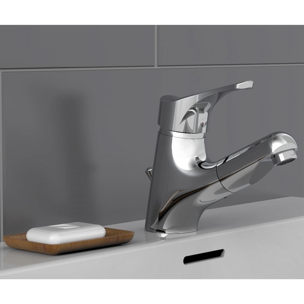 Schütte Schütte Washbasin Mixer z rozszerzalnym wyjściem Attica Chrome -Colored