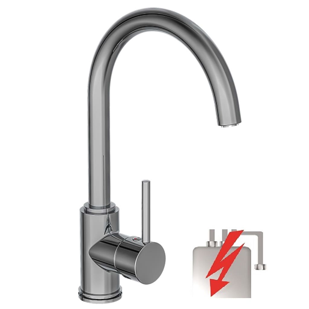 Schütte Schütte one -button mixer with a high round spout Casalla chrome -colored