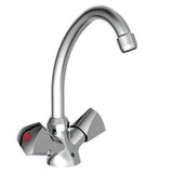 Schütte Schütte Washbasin Mixed Crane Two -Buttons Savino Chrome -farget