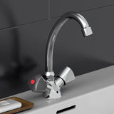 Schütte Schütte Washbasin Mixed Crane Two -Buttons Savino Chrome -farget