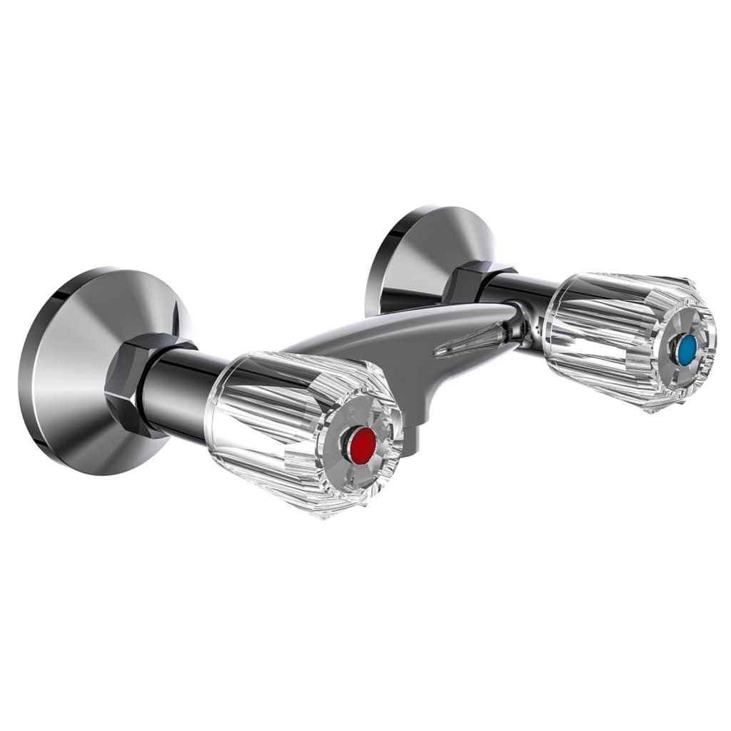 Schütte Schütte Shower mixer Crane two -buttons savino chrome -colored