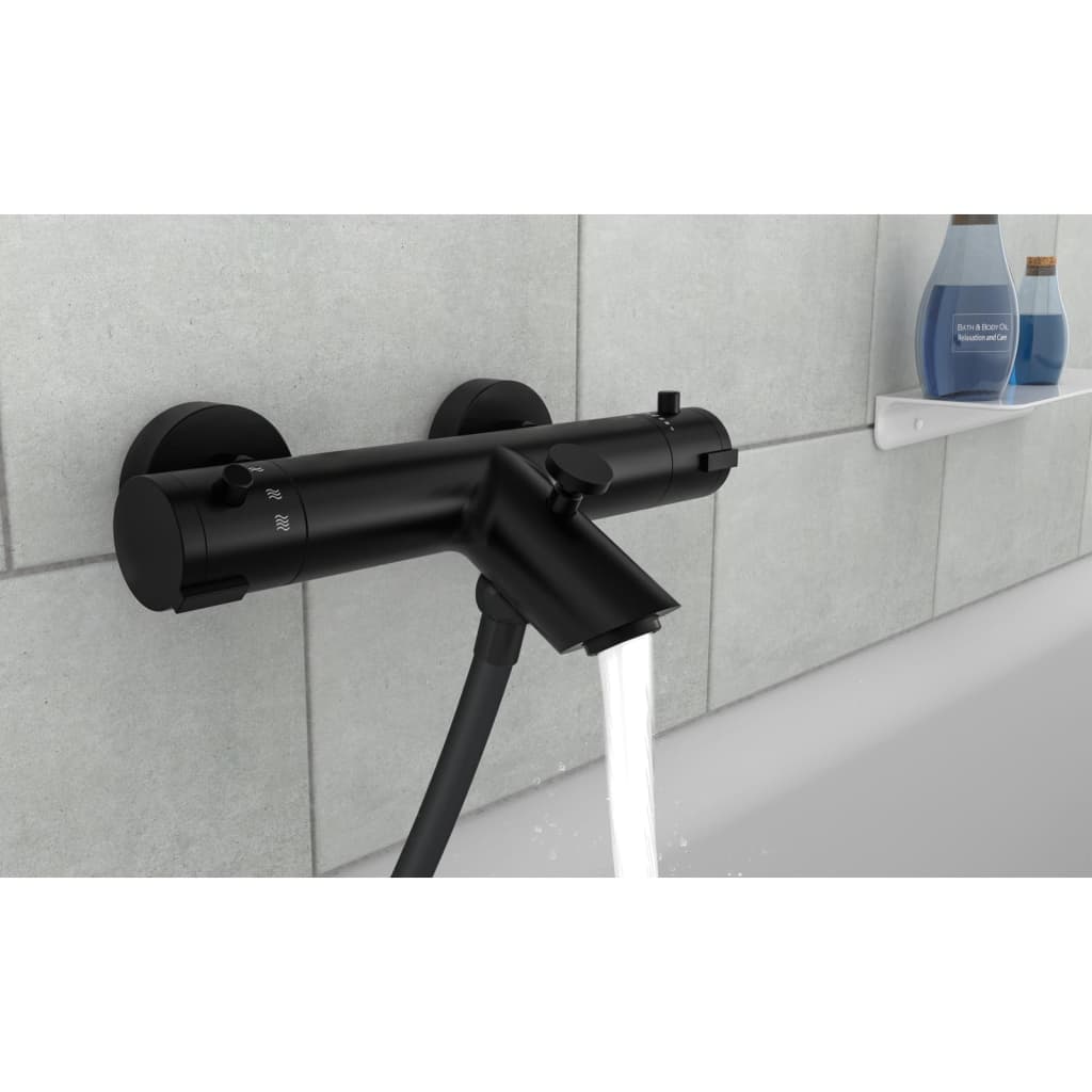 Schütte Schütte Bad- Shower mixer London Thermostatic 5.5 cm matte black