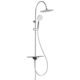 Schütte Schütte rain shower set with plateau aquastar chrome-colored anthacite