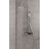 Schütte Schütte rain shower set with plateau aquastar chrome-colored anthacite