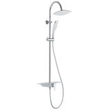 Schütte Schütte rain shower set with mixer tap and plateau waterway chrome-white