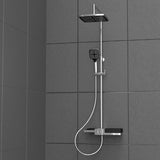 Schütte Schütte rain shower set Blueperl chrome -colored