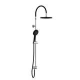 SCHUTTE PLAIN DOUCH MATAO RAINE CHROME MATTE Black