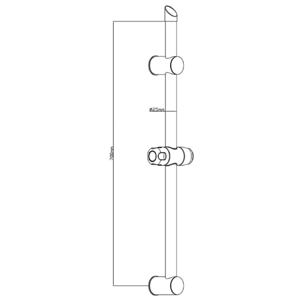 Schütte Schütte shower stake adjustable Signo Chrome