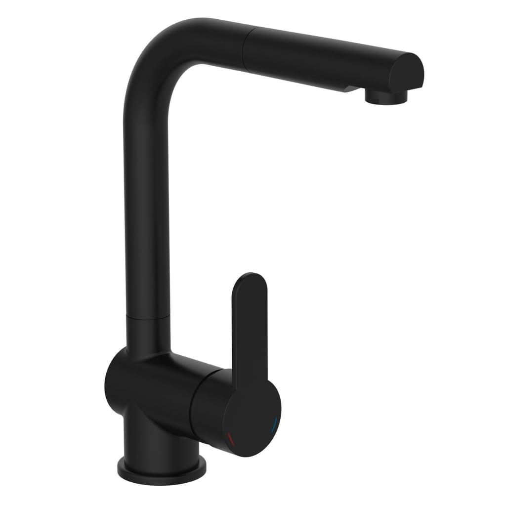 Schütte Schütte kitchen mixer with extendable london mattzwart spout