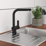 Schütte Schütte kitchen mixer with extendable london mattzwart spout