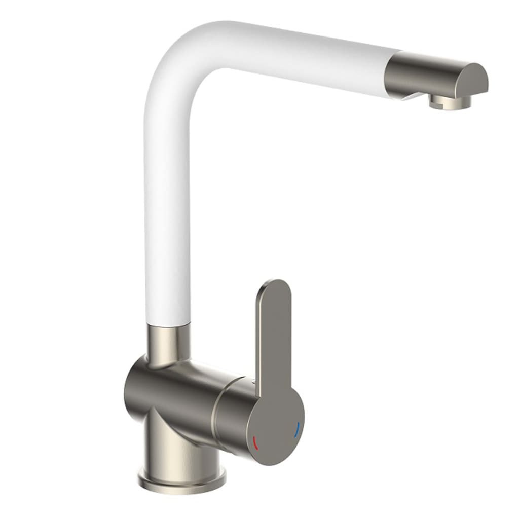 SCHUTTE ONE-BUTTON BUXER CRANE AVEC RIO RIO RIO en acier inoxydable Matt White