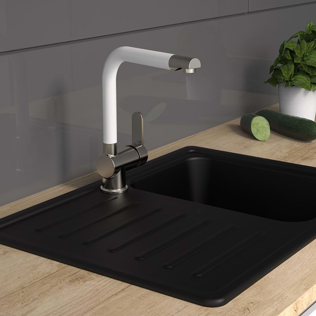 SCHUTTE ONE-BUTTON BUXER CRANE AVEC RIO RIO RIO en acier inoxydable Matt White
