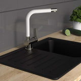 SCHUTTE ONE-BUTTON BUXER CRANE AVEC RIO RIO RIO en acier inoxydable Matt White