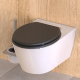 Schütte Schütte toilet seat Spirit Athrazit With Soft Close Matantracite-colored