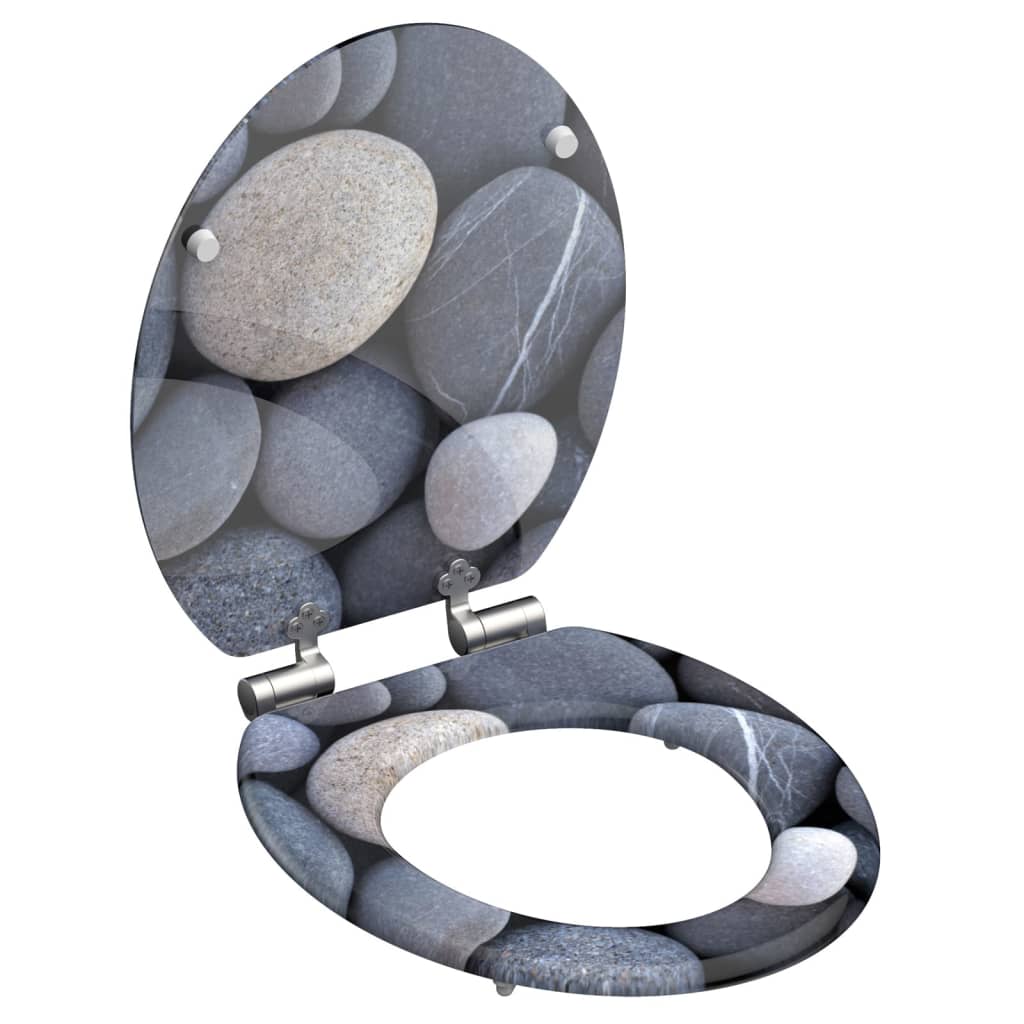 Schütte Schütte toilet seat with soft-close gray stone