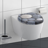 Schütte Schütte toilet seat with soft-close gray stone