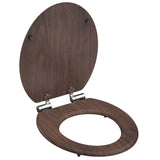 Schütte Schütte toilet seat with soft-close dark Wood MDF