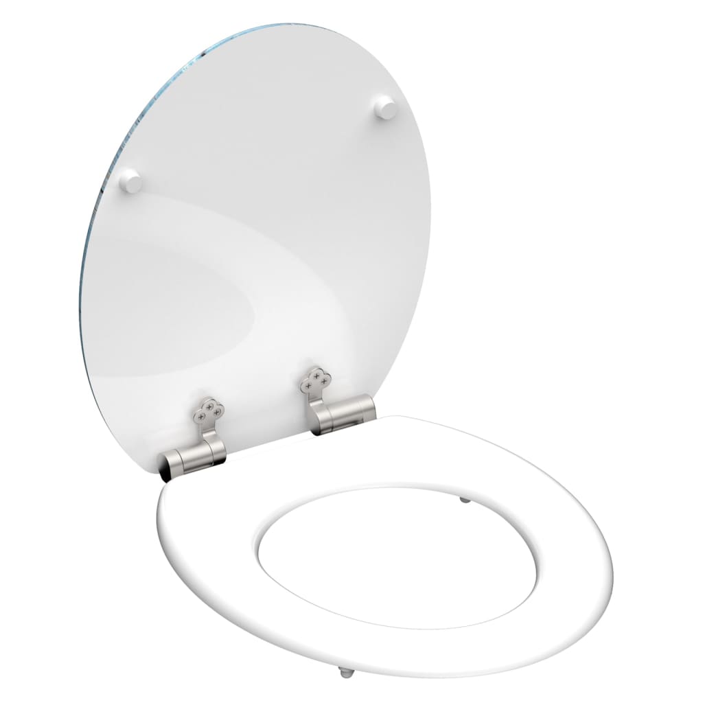 Schütte Schütte toilet seat with soft-close shell Heart MDF high gloss