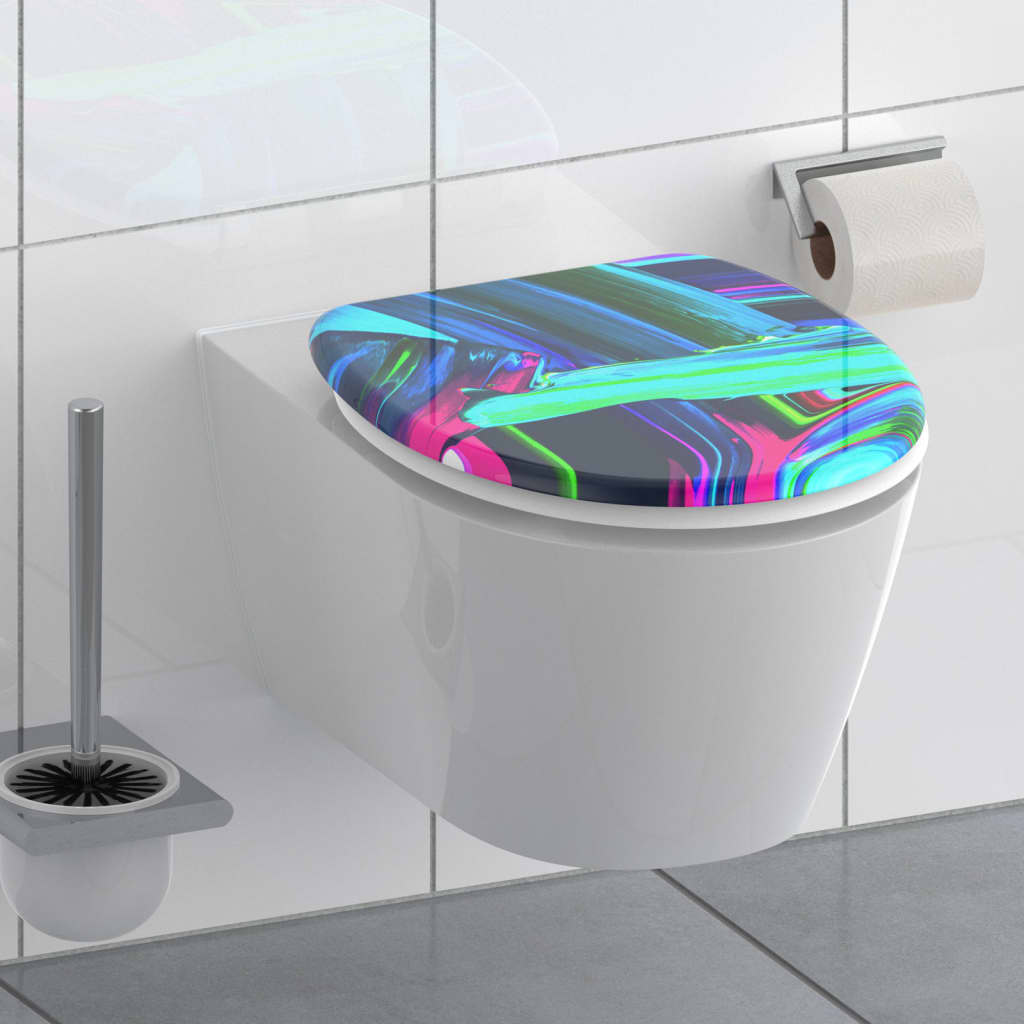 Schütte Schütte toilet seat with soft-close neon paint