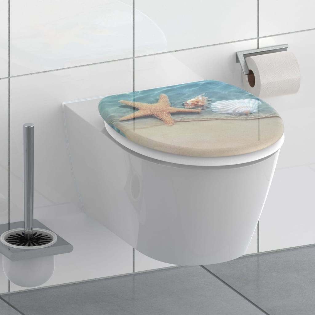 Schütte Schütte toilet seat with soft-close beach