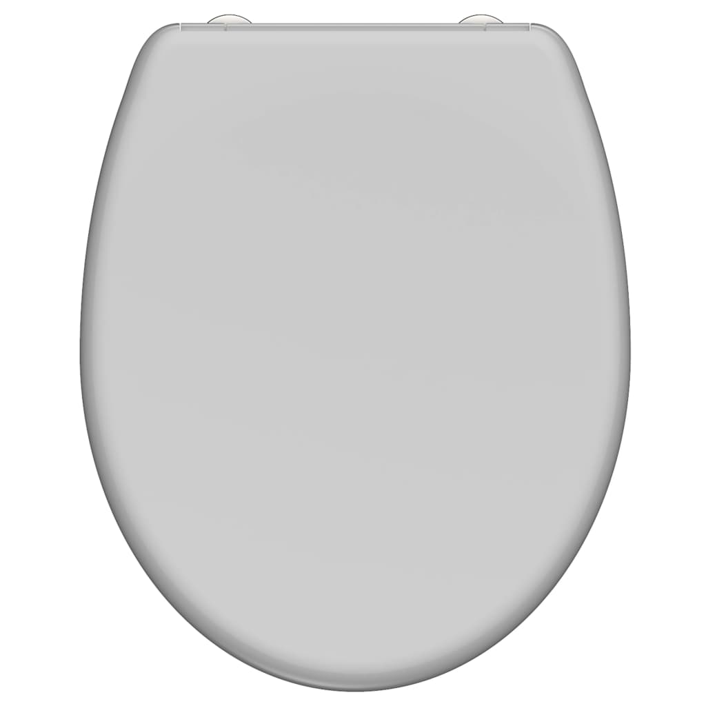 Schütte Schütte toilet seat with soft-close Quick-release gray duroplast