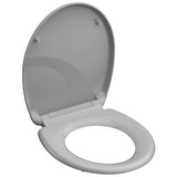 Schütte Schütte toilet seat with soft-close Quick-release gray duroplast