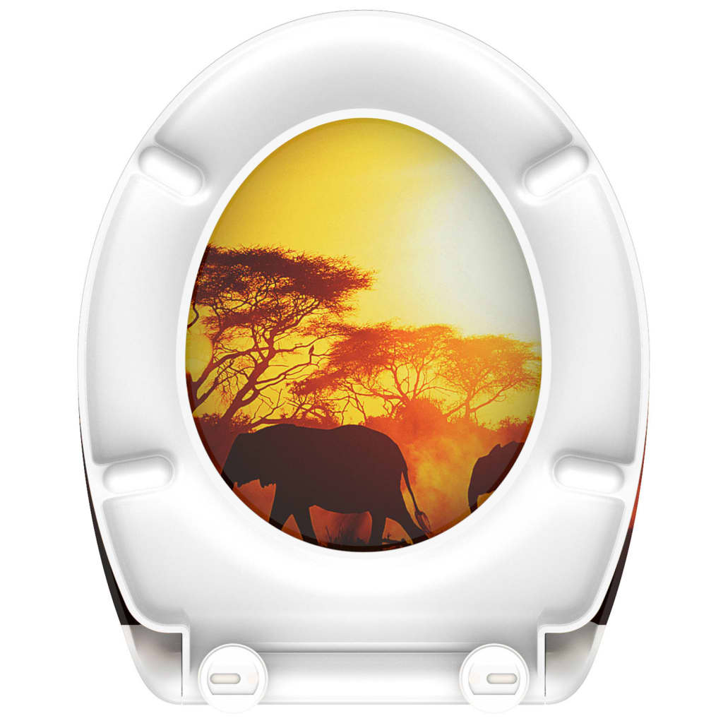 Schütte Schütte toilet seat with soft-close Quick-release Africa