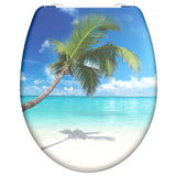 Schütte Schütte toilet seat with soft-close Carribean Duroplast with print