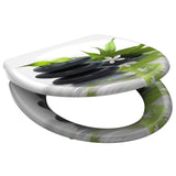 Schütte Schütte toilet seat with soft-close jasmin duroplast with print