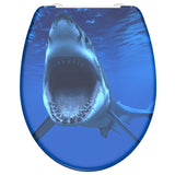 Schütte Schütte toilet seat with soft-close Quick-release Shark