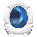 Schütte Schütte toilet seat with soft-close Quick-release Shark