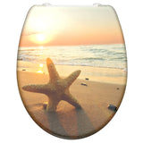 Schütte Schütte toilet seat with Soft-Close Sea Star Duroplast with print