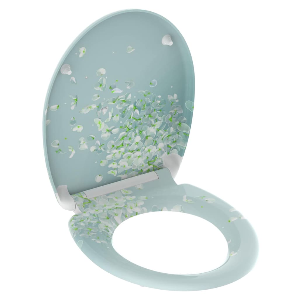 Schütte Schütte toilet seat with soft-close Quick-release flower in the wind