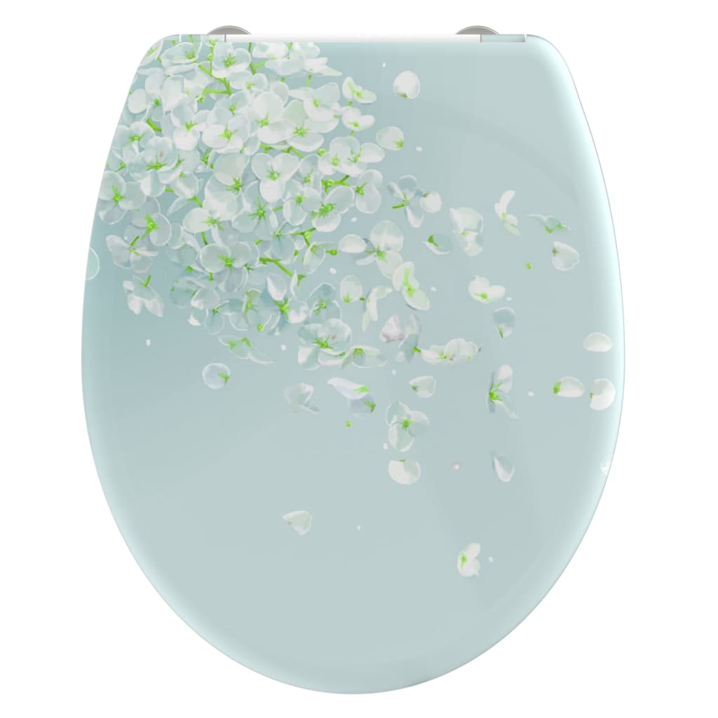 Schütte Schütte toilet seat with soft-close Quick-release flower in the wind