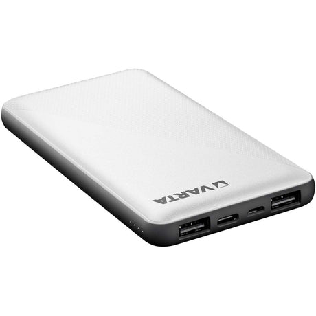 Enzo Varta power bank 10 000ma argent + indication LED USB et USB-C - 3509010
