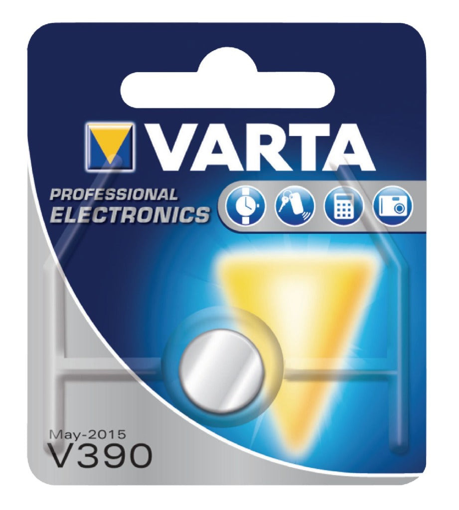 Varta V390 knapcellebatteri sølv