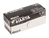 VARTA V392 Knäppchen Zell Batterie Sëlwer