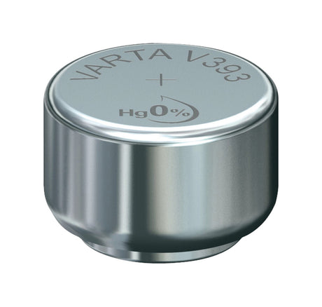 Pile bouton Varta v393 argent