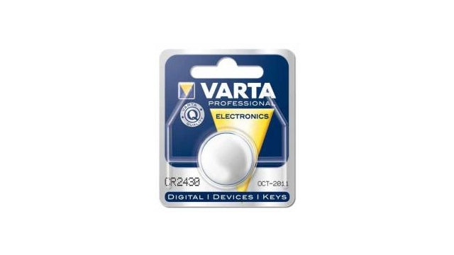 Pile bouton Varta cr2430 lithium 3v 1 blister